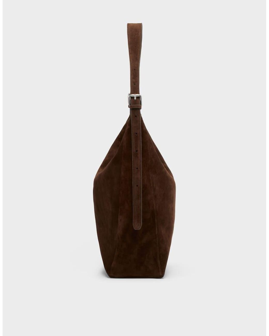 Vagabond Brown Shoemakers Hilo Suede Large Shoulder Bag