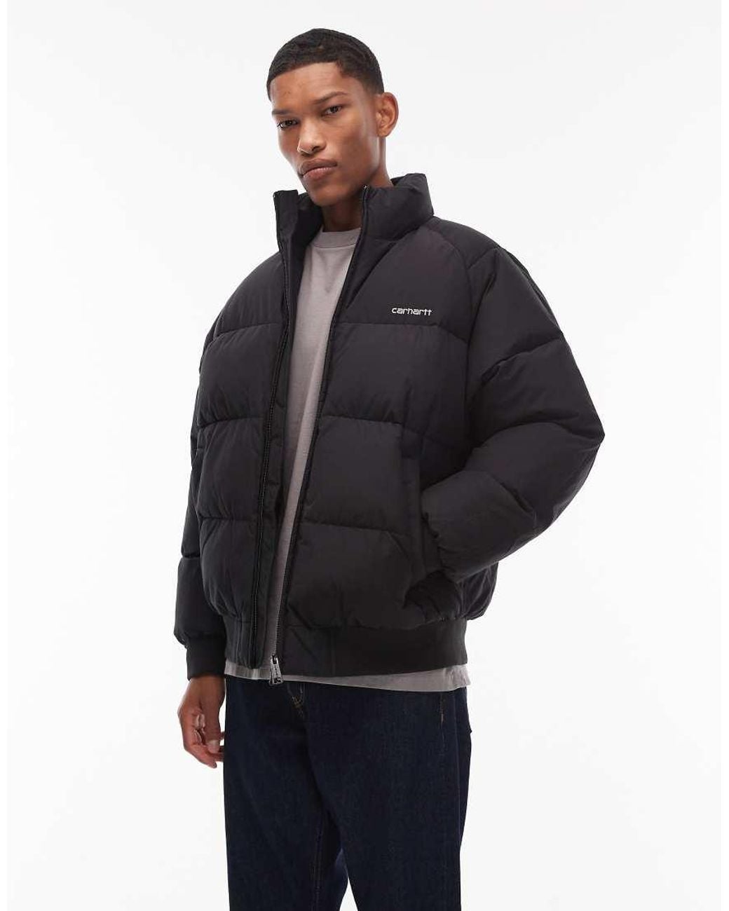 Carhartt Blue Nebraska Water Resistant Puffer Jacket for men