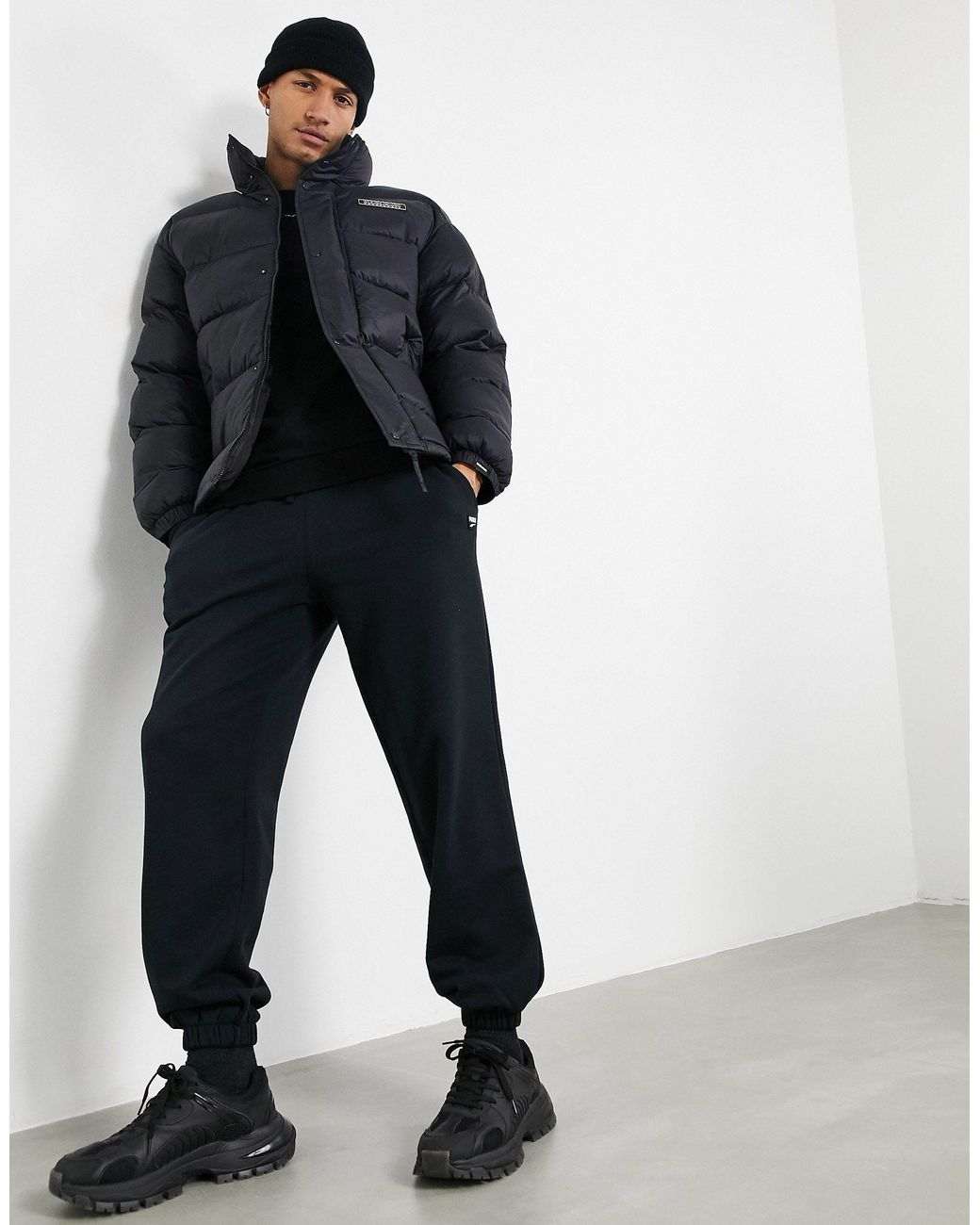 napapijri puffer jacket black
