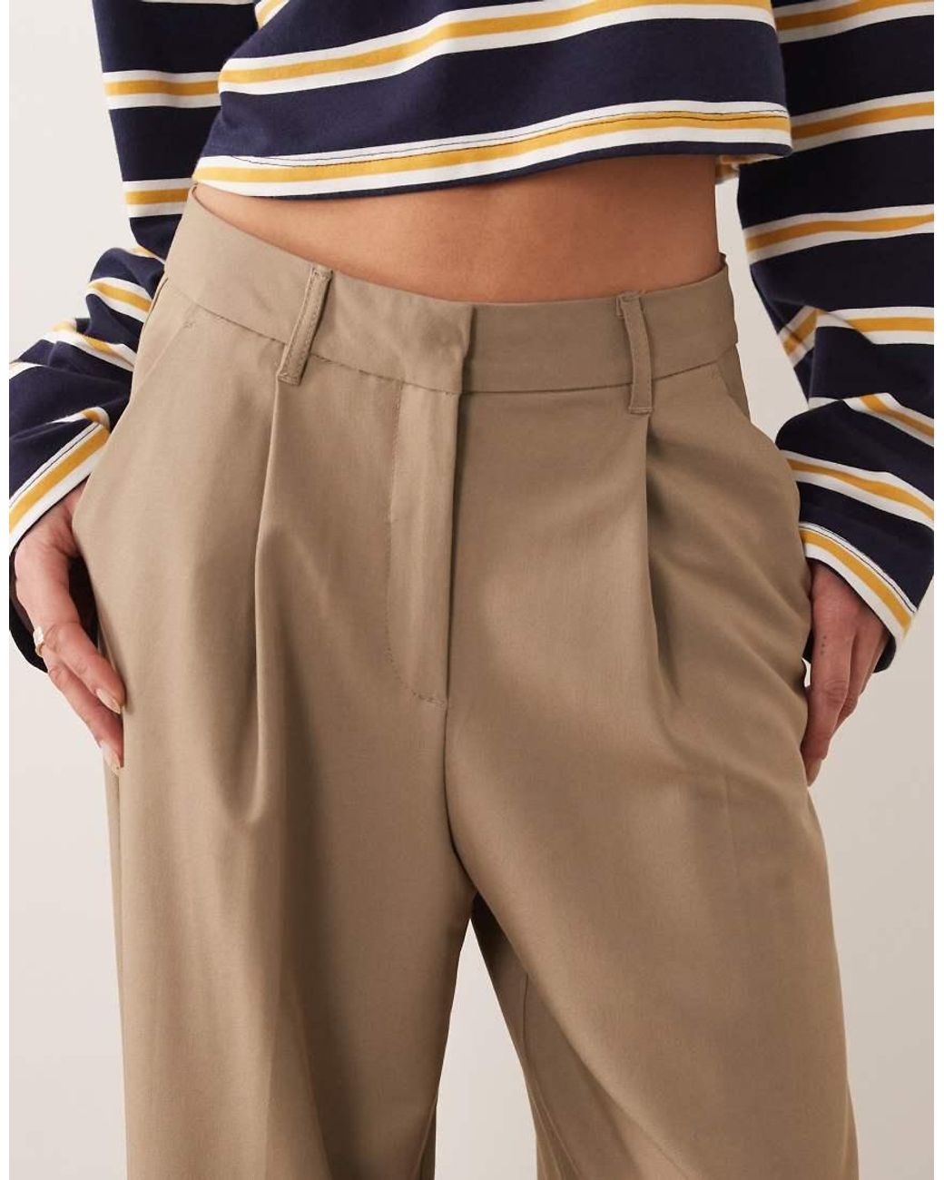 JJXX Natural Wide Leg Tailored Trouser