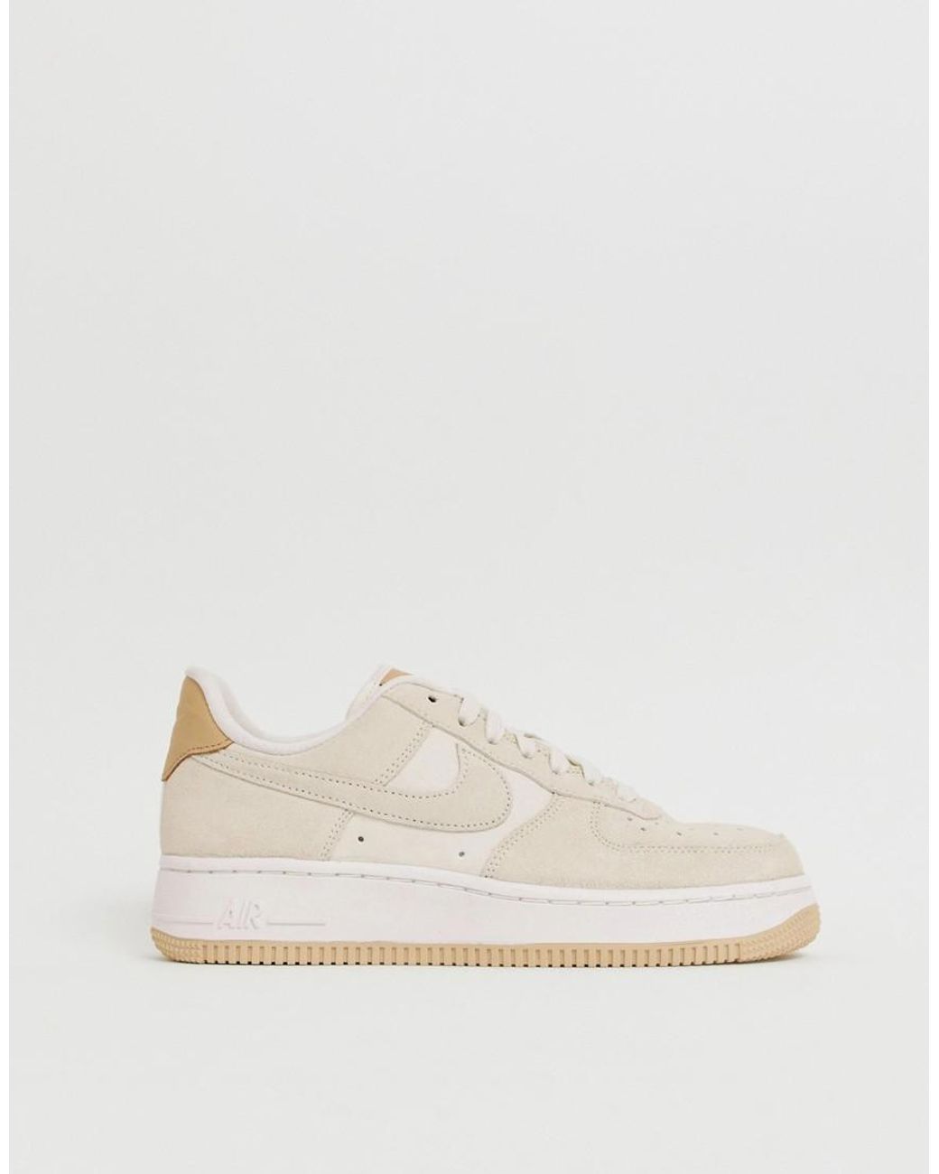 Nike Air Force 1'07 Sneakers In Off White Suede | Lyst Australia