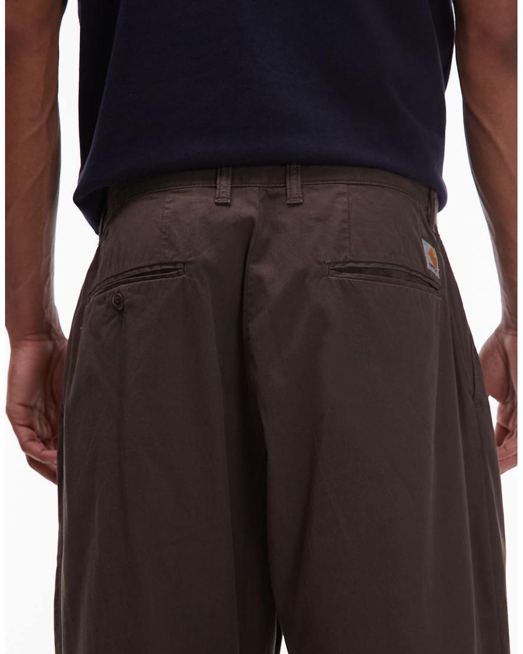Carhartt Blue Evan Loose Tapered Fit Pants for men