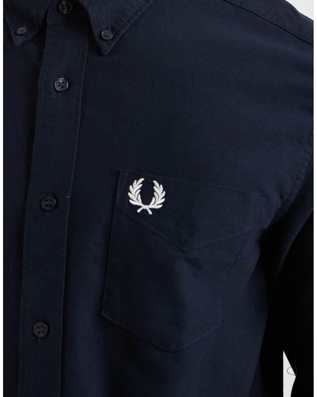 Fred Perry Blue Oxford Shirt for men