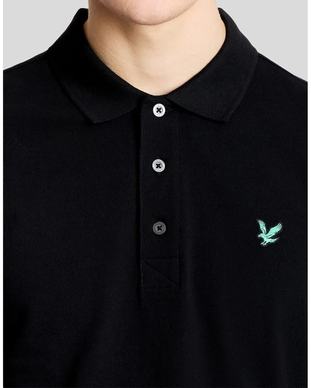 Lyle & Scott Black Ss Polo Shirts Golf Polo Shirt for men