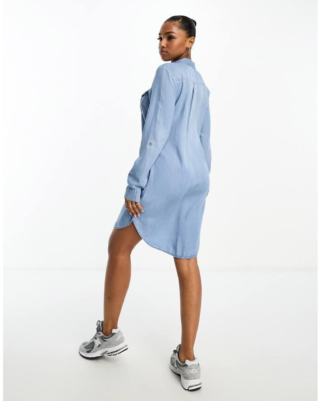 Vero Moda Blue Denim Mini Dress