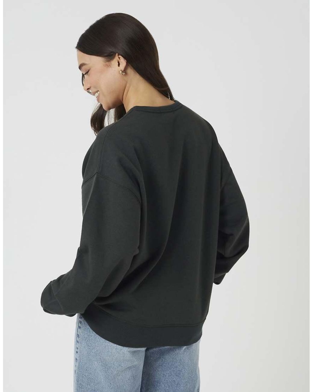Brave Soul Green Slogan Crew Neck Sweatshirt