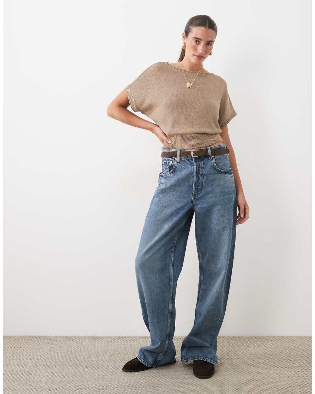 ASOS Brown Knitted Jumper