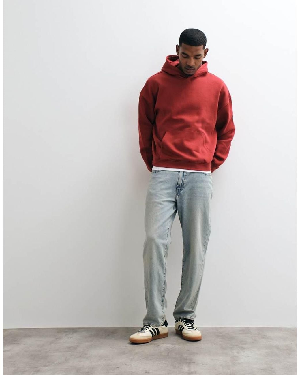 ASOS Red Essentials Extreme Oversized Hoodie for men