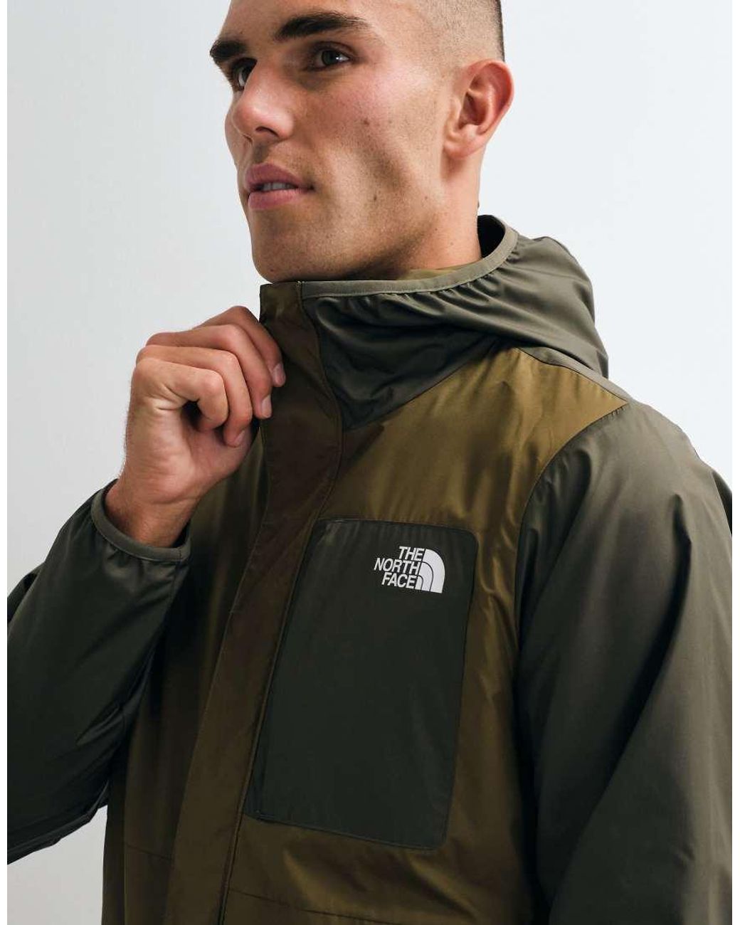 The North Face Gray Nuketo Wind Jacket for men