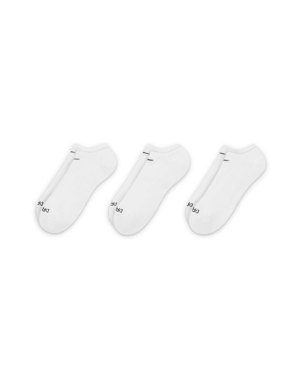 Nike White Everyday Plus Cushioned 3-pack Sneaker Socks for men