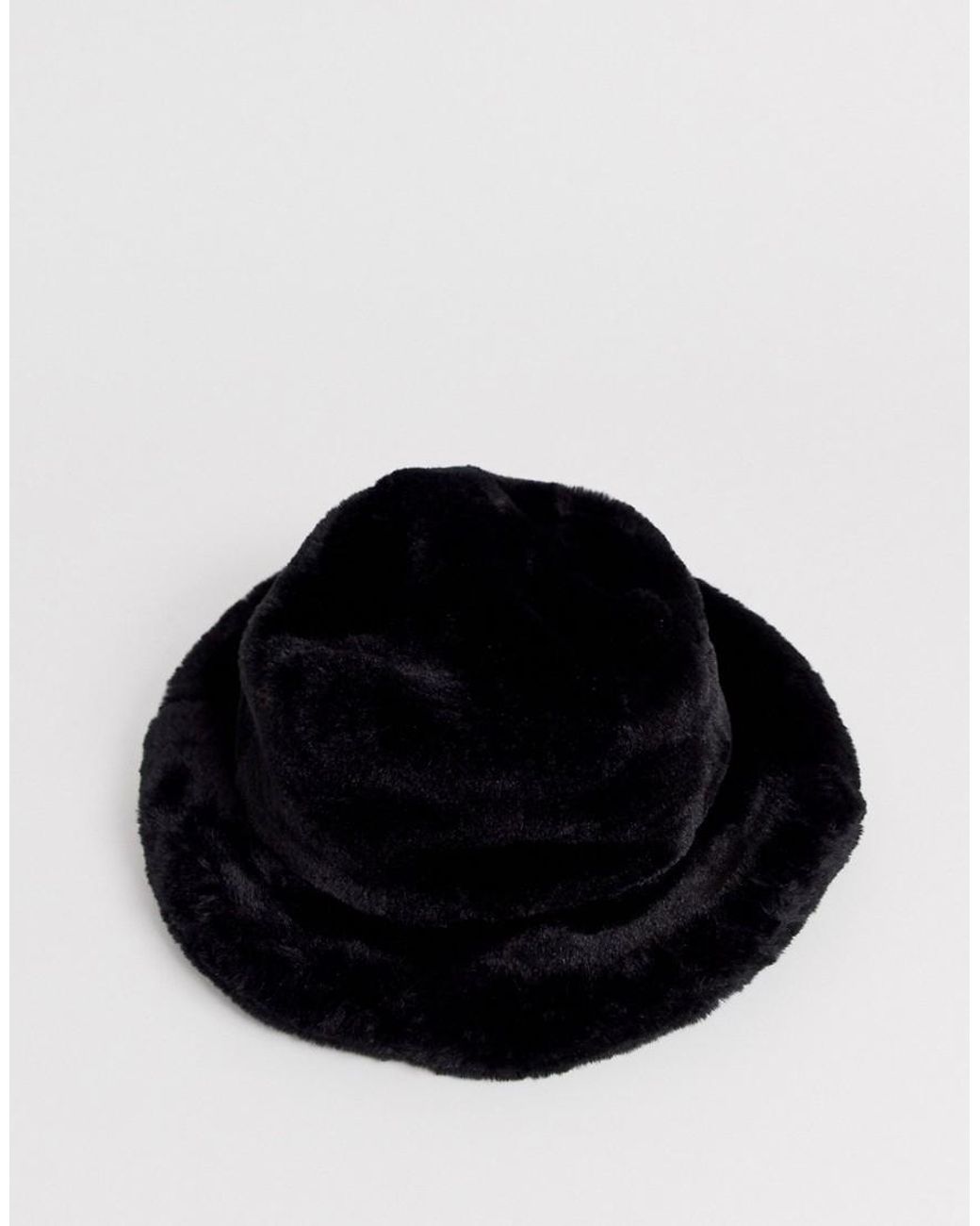 asos fluffy bucket hat