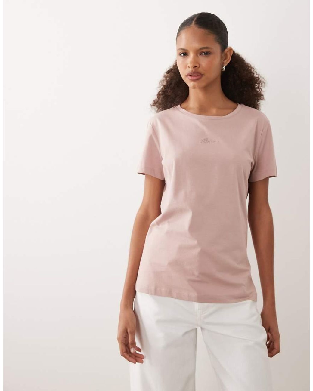 Boss Brown T-shirt With Logo Script