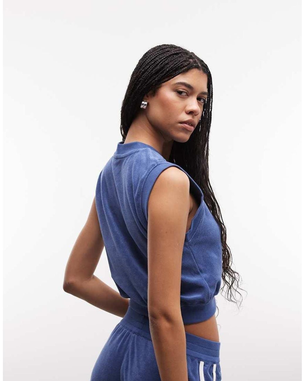 Nike Blue Chill French Terry Tank
