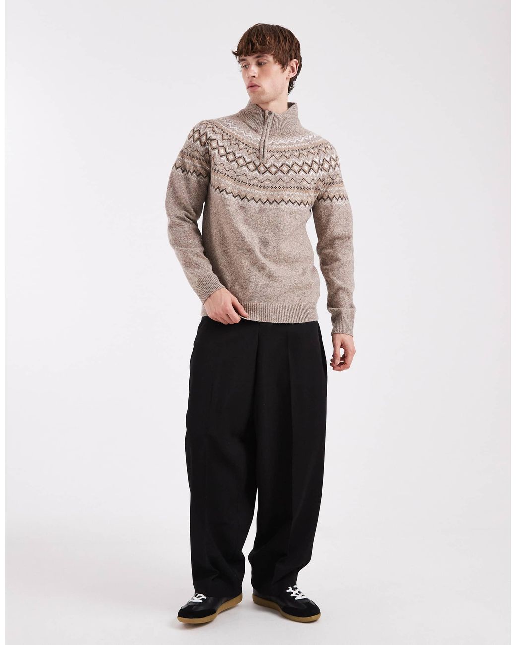 Threadbare – pullover in Natural für Herren