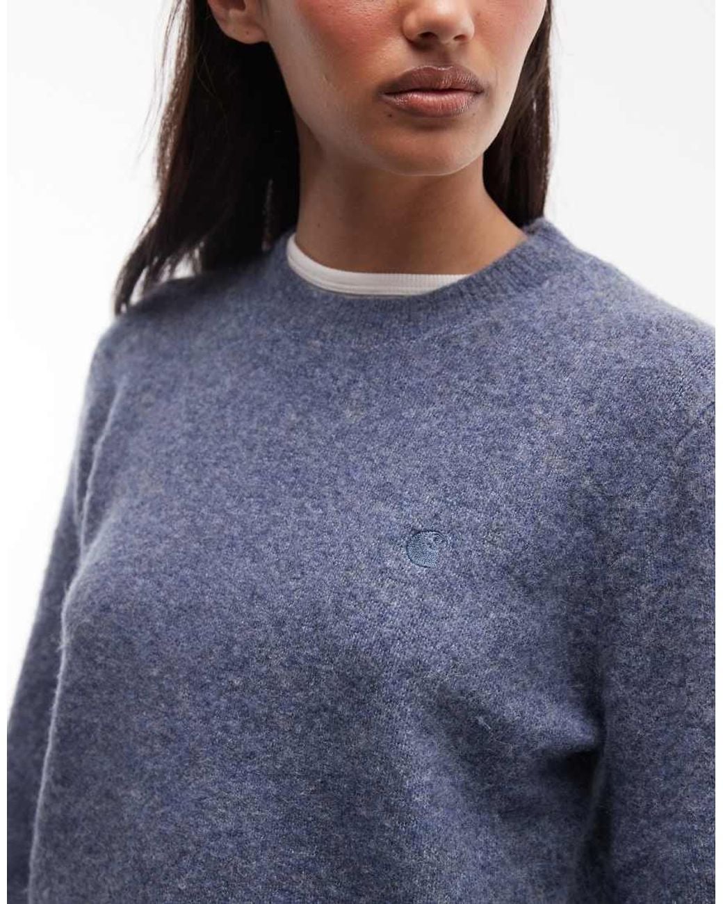 Carhartt Blue Curtis Knitted Jumper