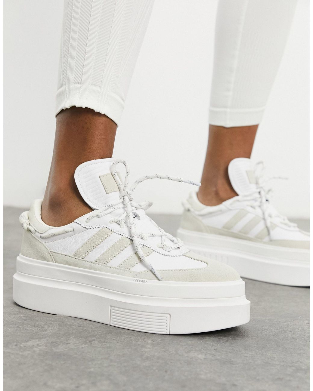 Ivy Park Adidas X Super Super Sleek 72 Trainers in White | Lyst UK