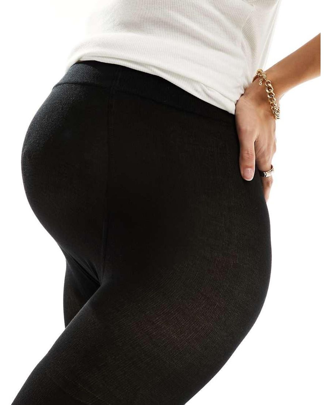 Mama.licious Black Mamalicious Maternity 2 Pack 200 Denier Tights