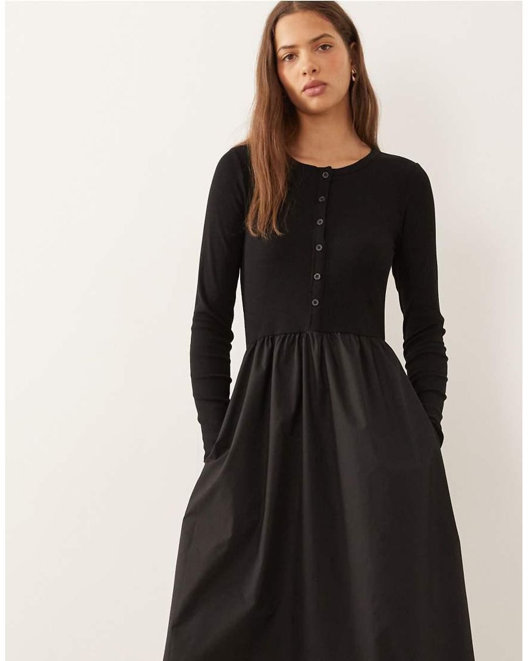 Vestito Midi di Threadbare in Black