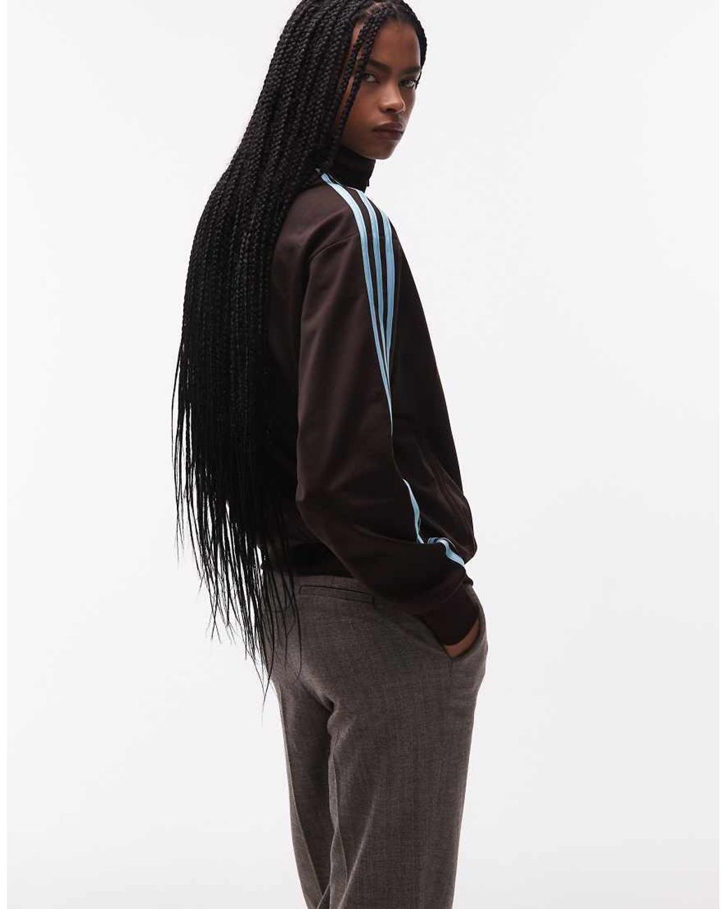 Adidas Originals Black Firebird Loose Track Jacket