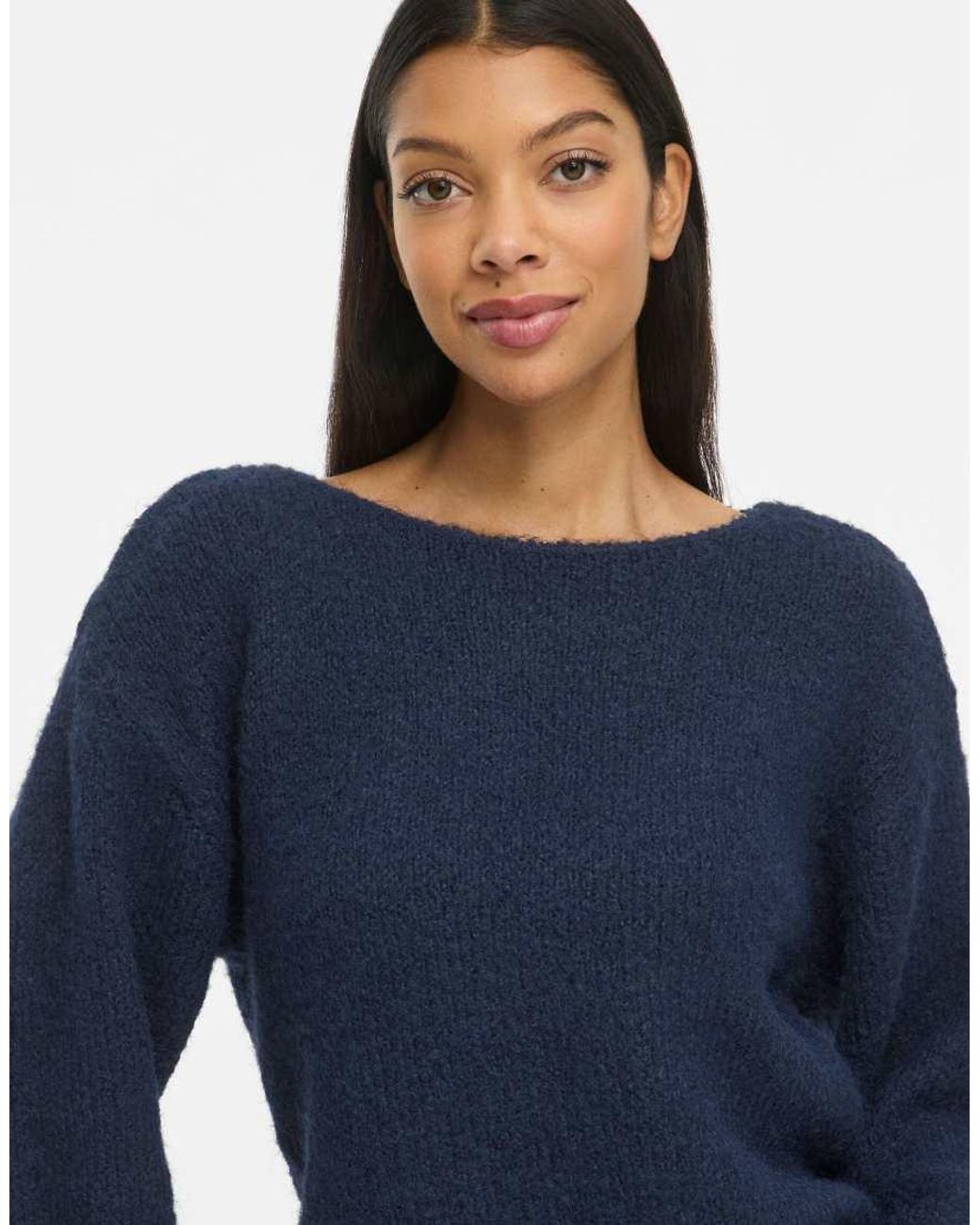 Vila Blue Knitted Pullover
