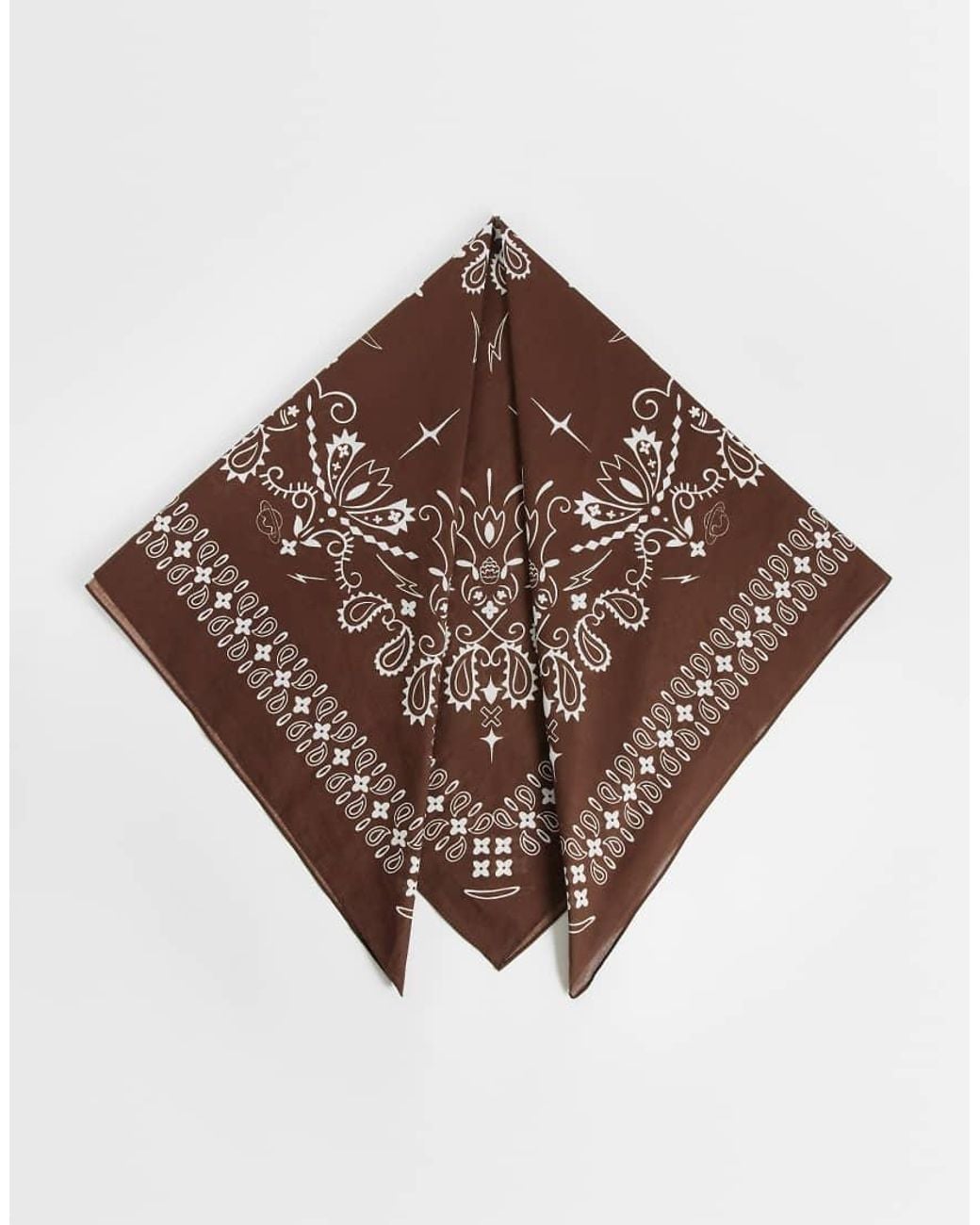 Vero Moda Brown Paisley Bandana Scarf