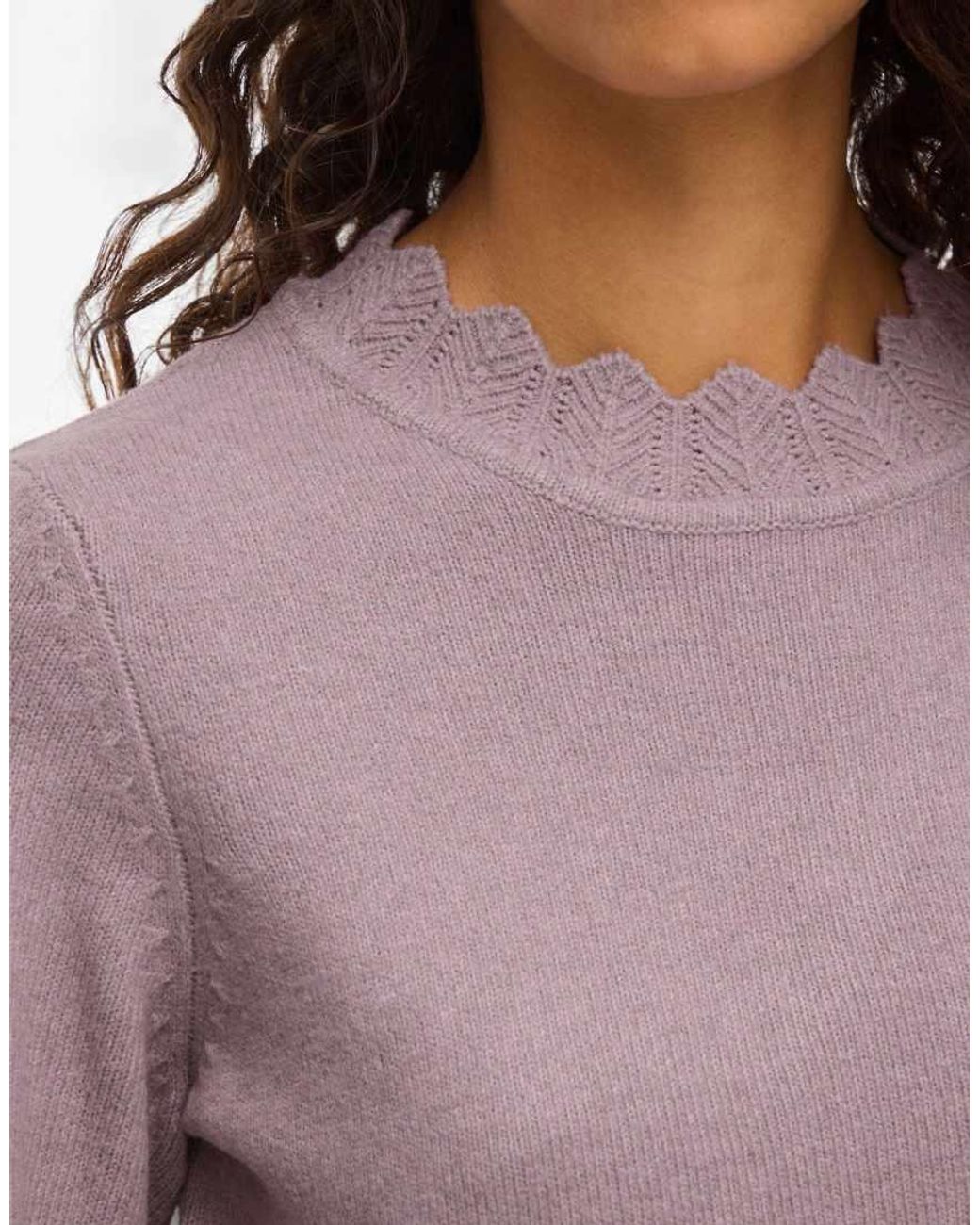 Vila Purple Knitted Pullover