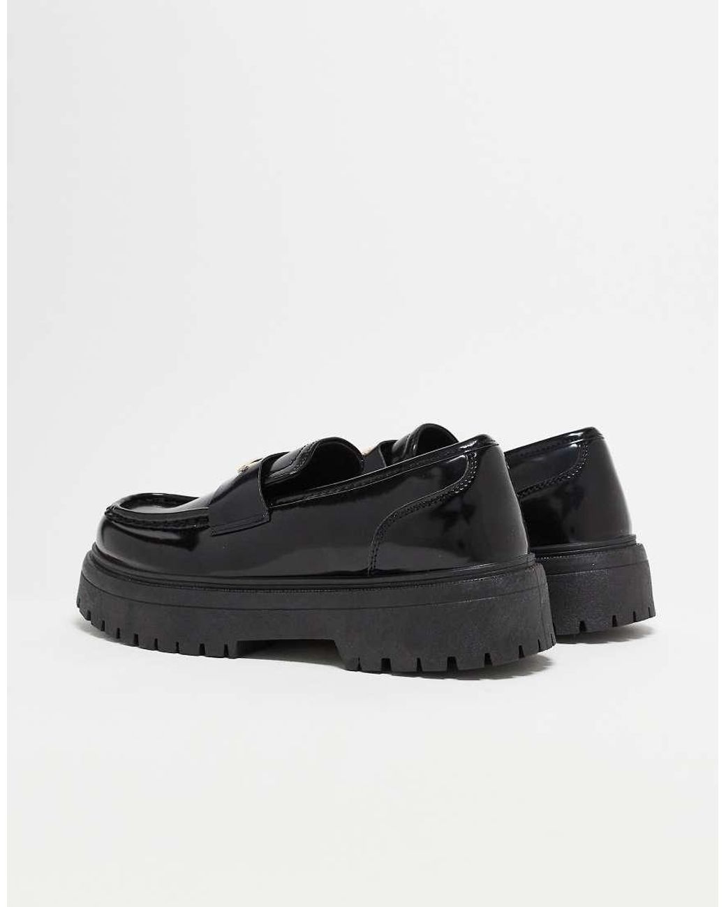 ASOS Black Chunky Loafers for men