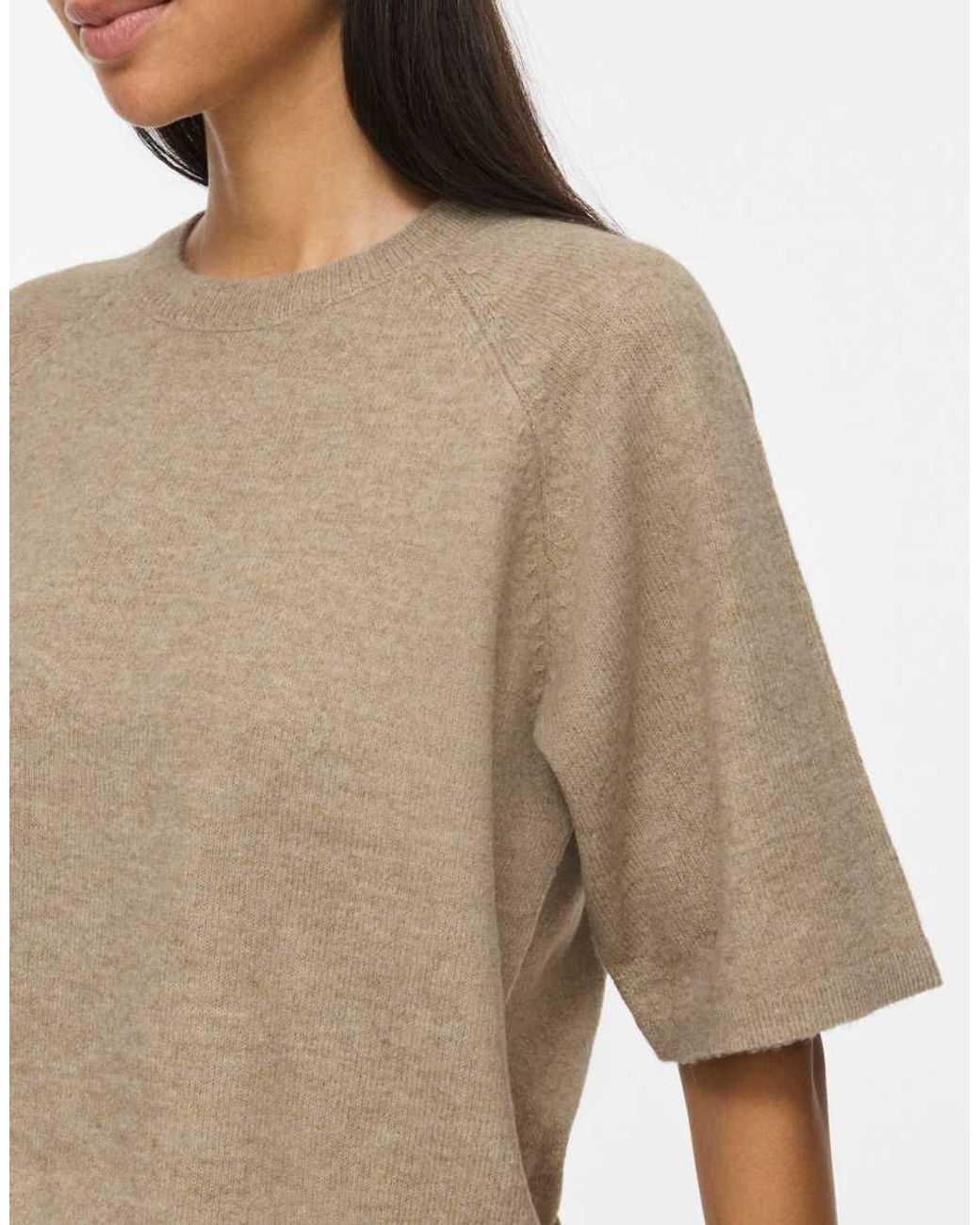 Vila Natural Knitted Top