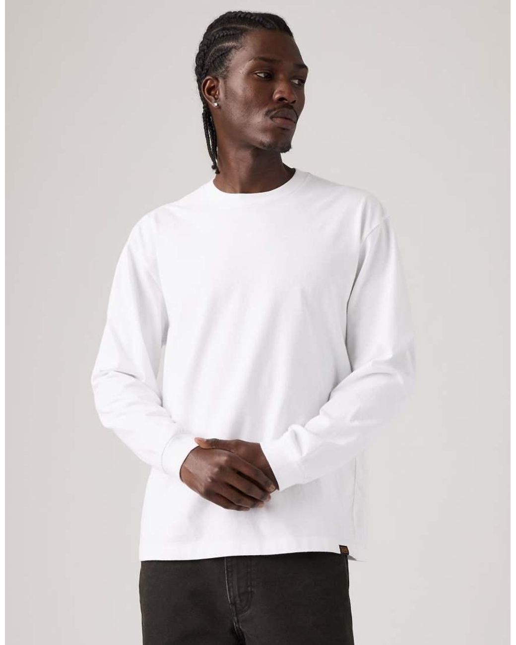 Levi's White Ls Workwear Tee Bright for men