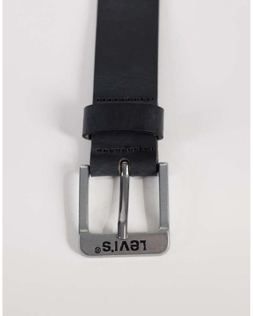 Levi's Blue Free 35mm Leather Belt for men