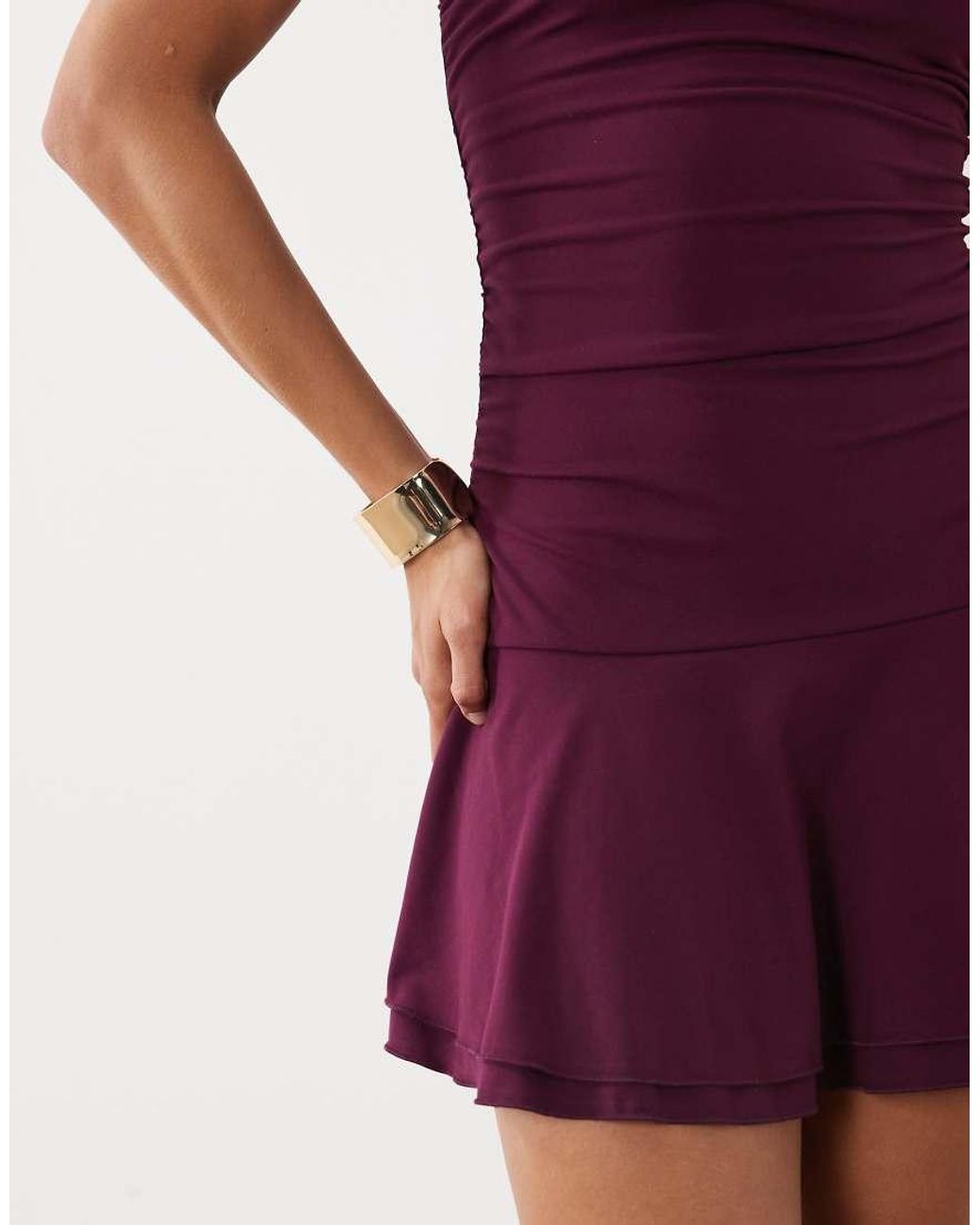 Cotton On Purple Hold Me Tube Mini Dress