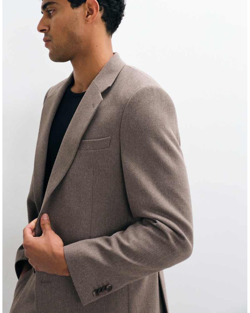 ASOS Brown Slim Suit Jacket for men
