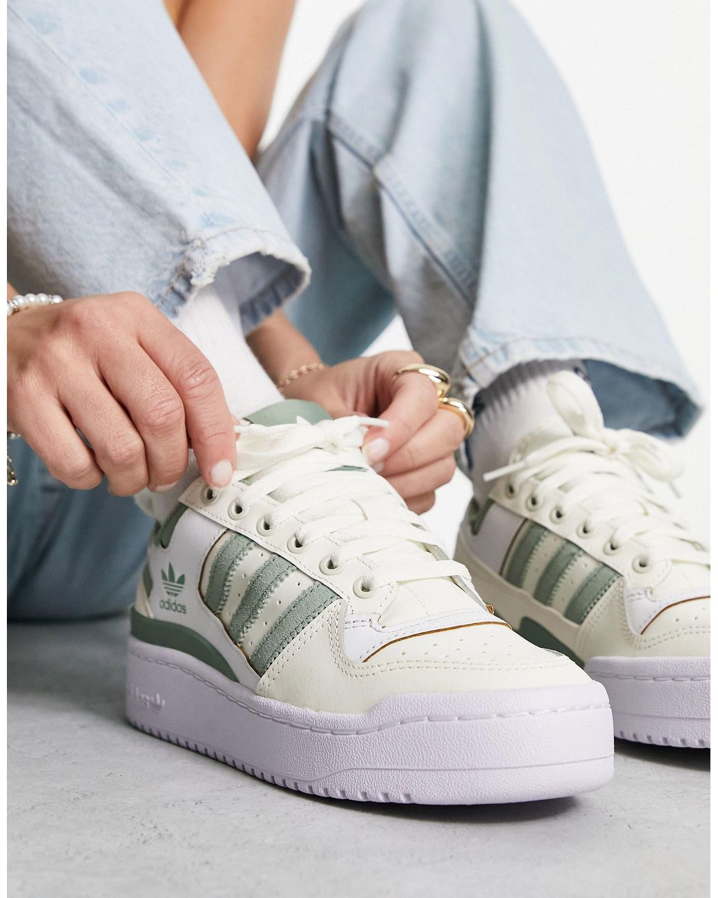 adidas forum femme verte