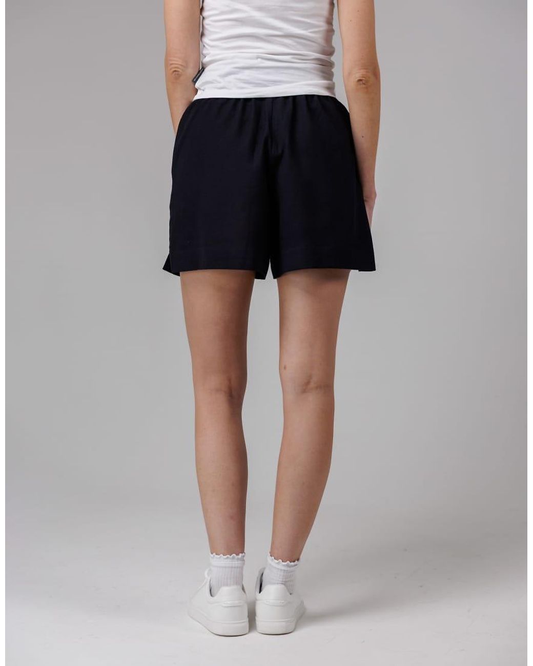 French Connection Black Elasticated Waist Shorts