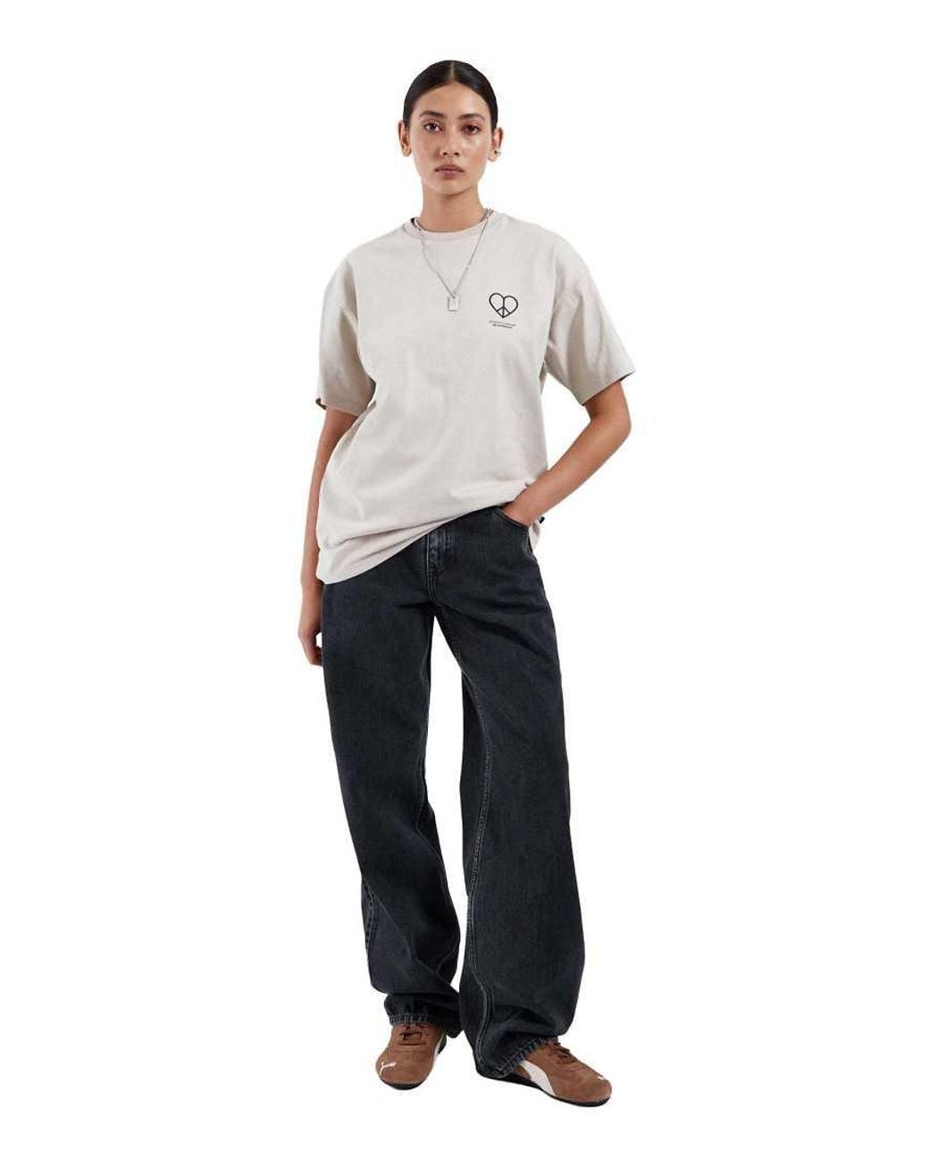 Dr. Denim Blue Trooper Relaxed Fit Graphic T-Shirt