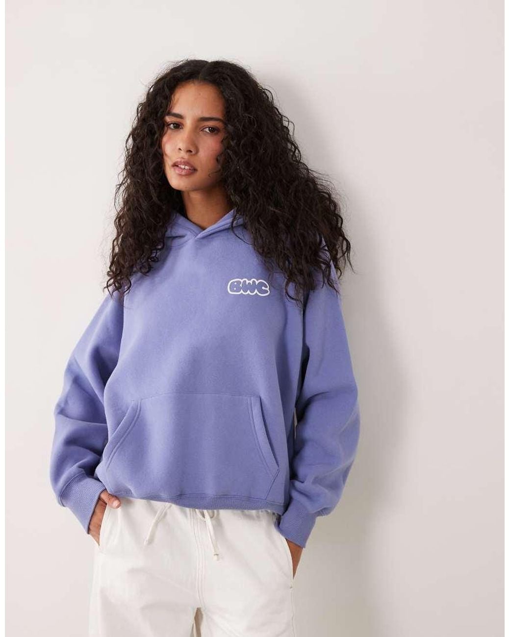 Cotton On Purple Plush Premium Graphic Hoodie