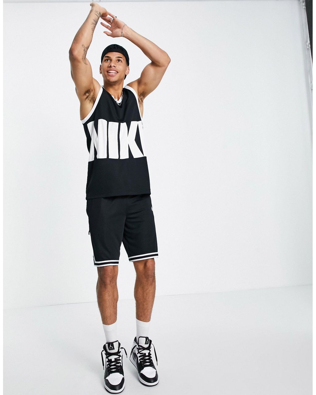 Nike Basketball Dri-fit Starting Five Jersey in Black for Men | Lyst