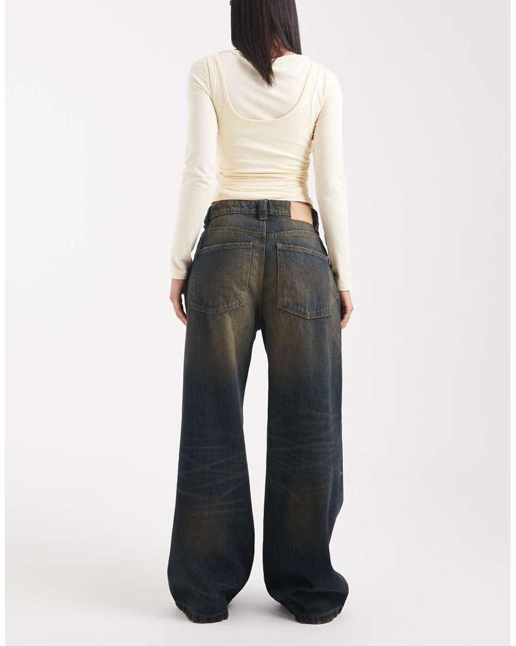 Cotton On Blue Low Super Baggy Jean