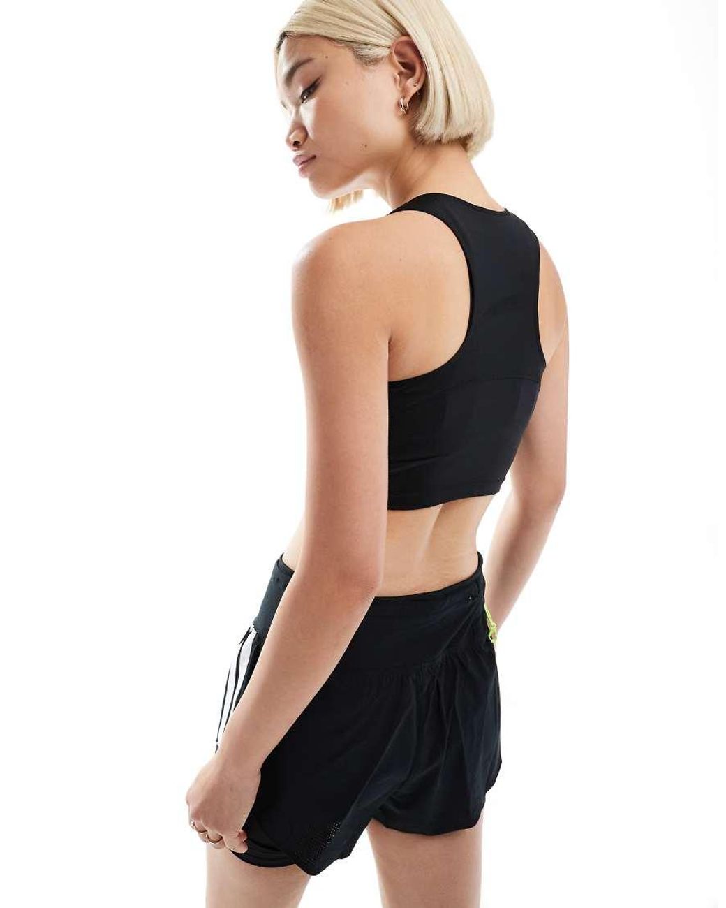 Adidas Originals Black Adidas Running Adizero Tank