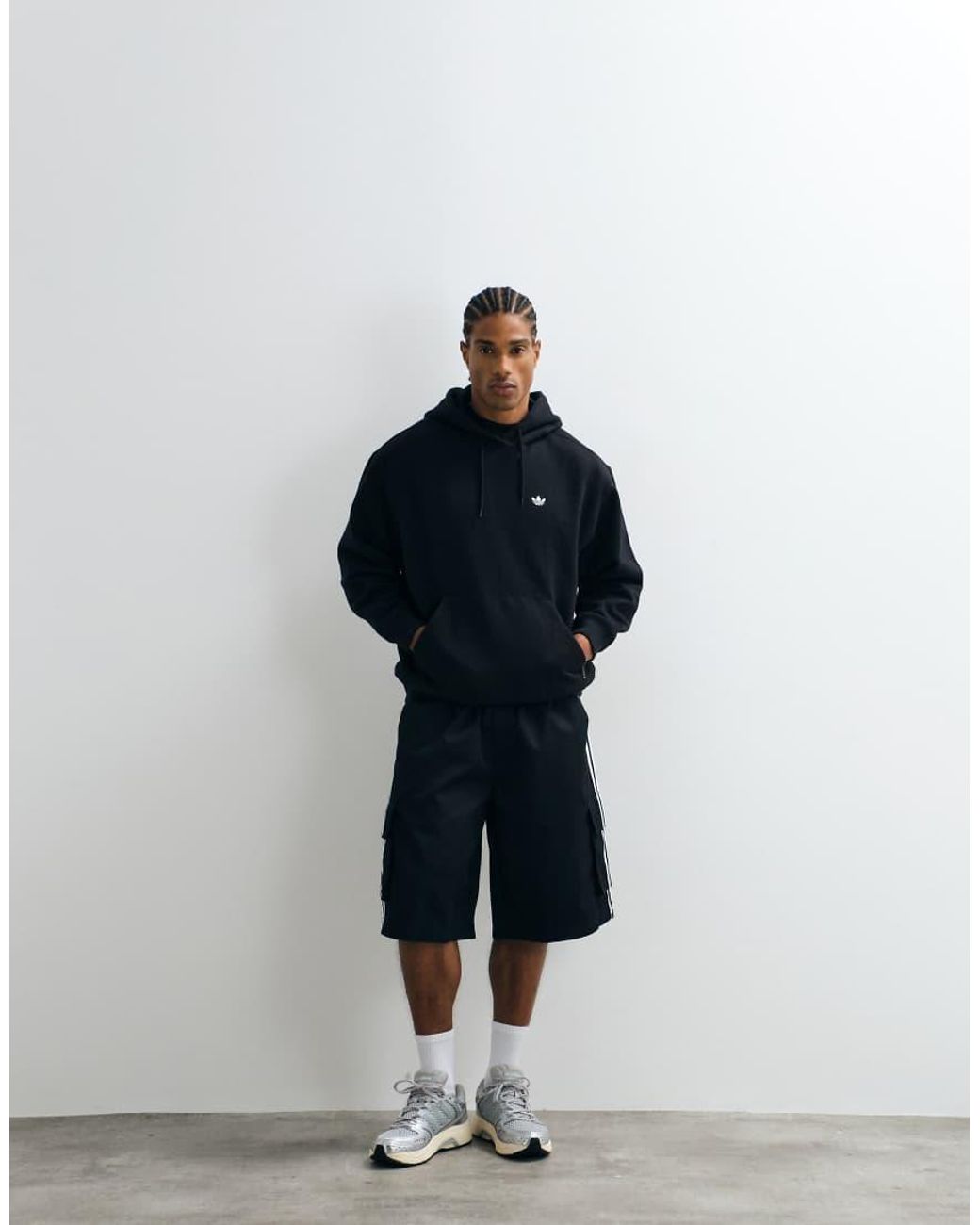 Adidas Originals Blue Fleece Hoodie