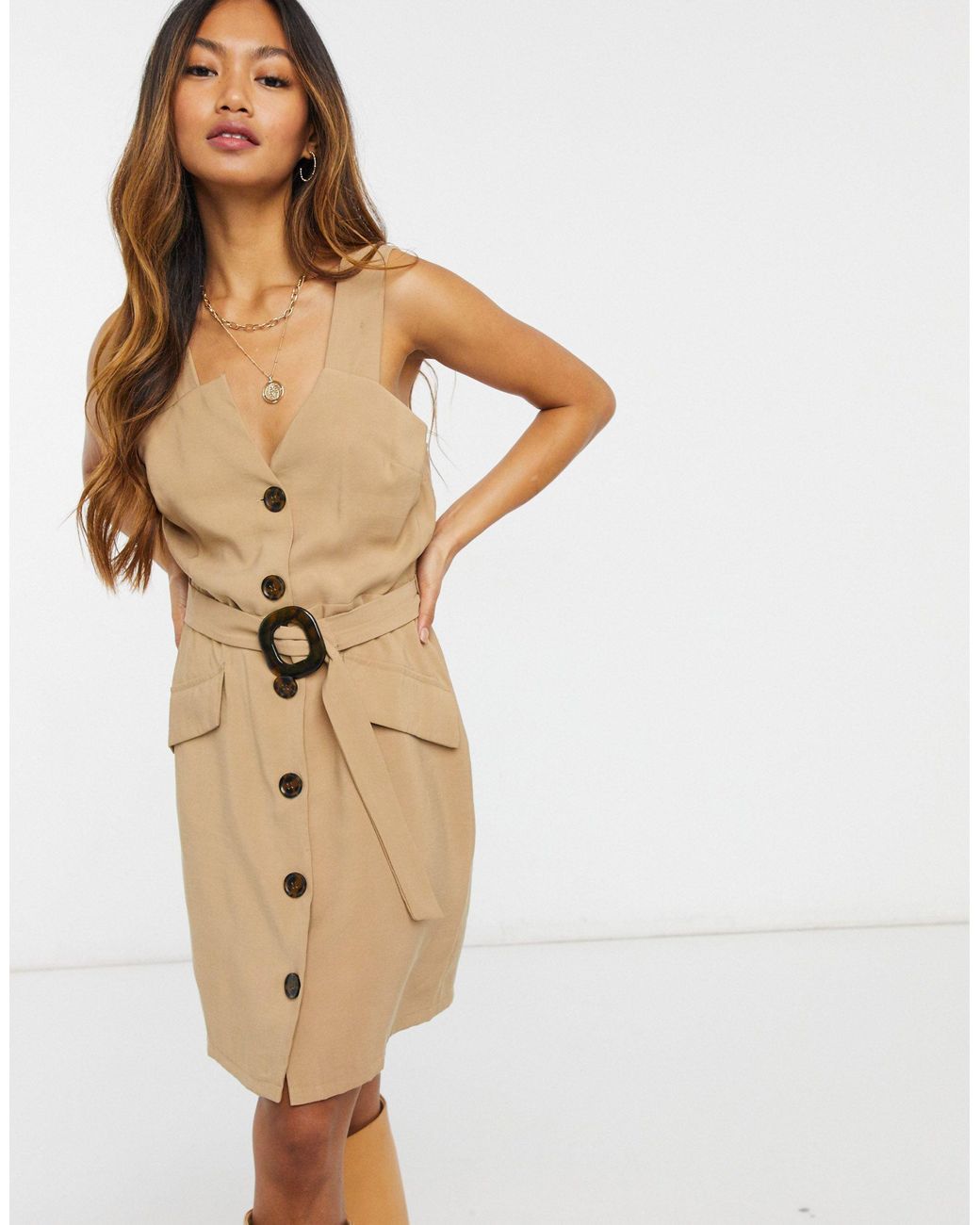 river island pinny dress