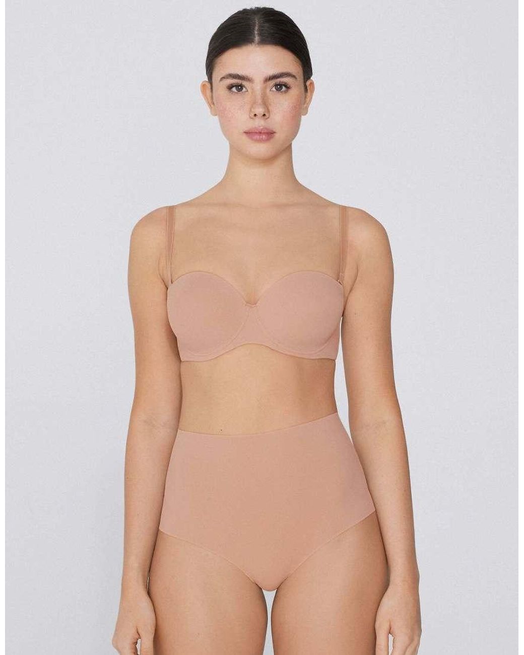 Tezenis Gray Full Coverage Padded Bandeau Bra