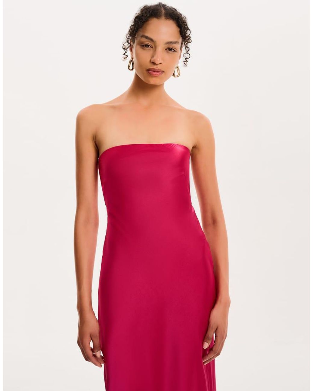 OMNES Red Dresses Amdra Dress
