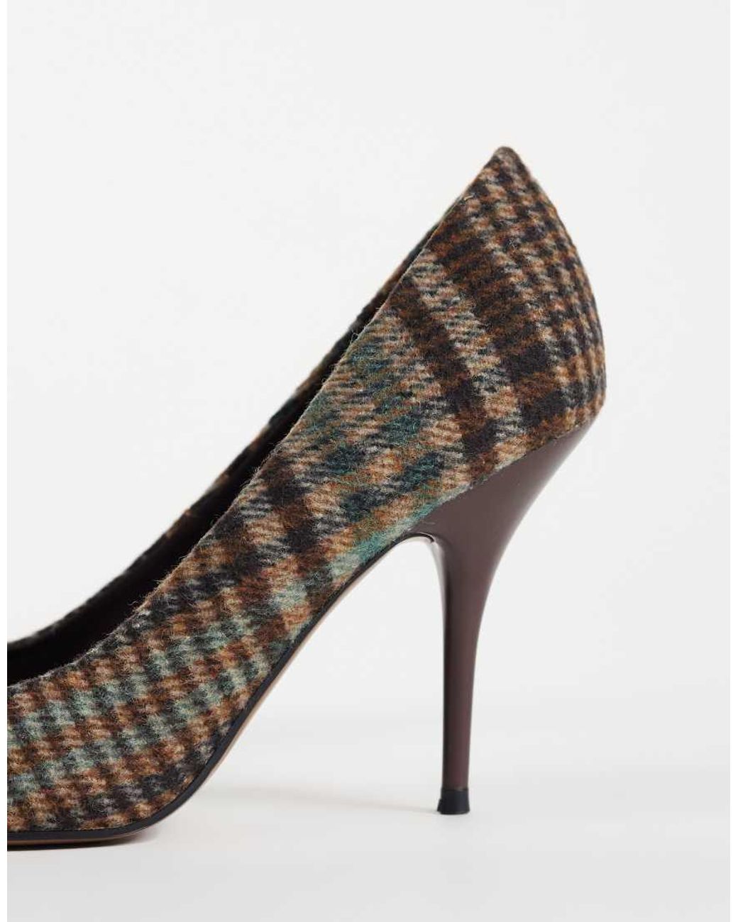 Asos Design Wide Fit Multicolor Perth Pointed Stiletto High Heel Court Shoes
