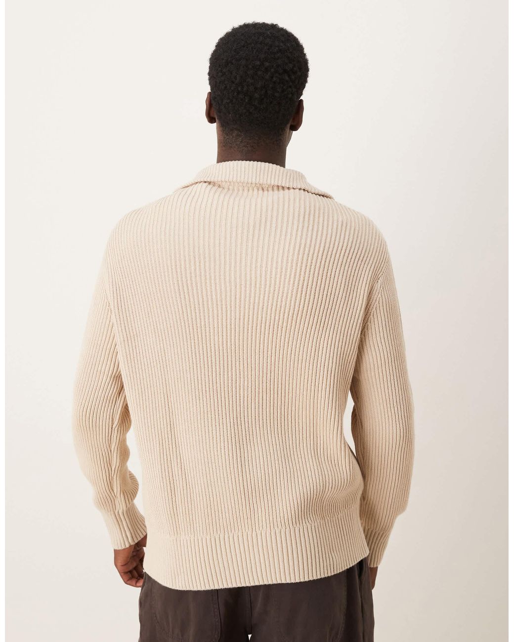 SELECTED – pullover in Natural für Herren