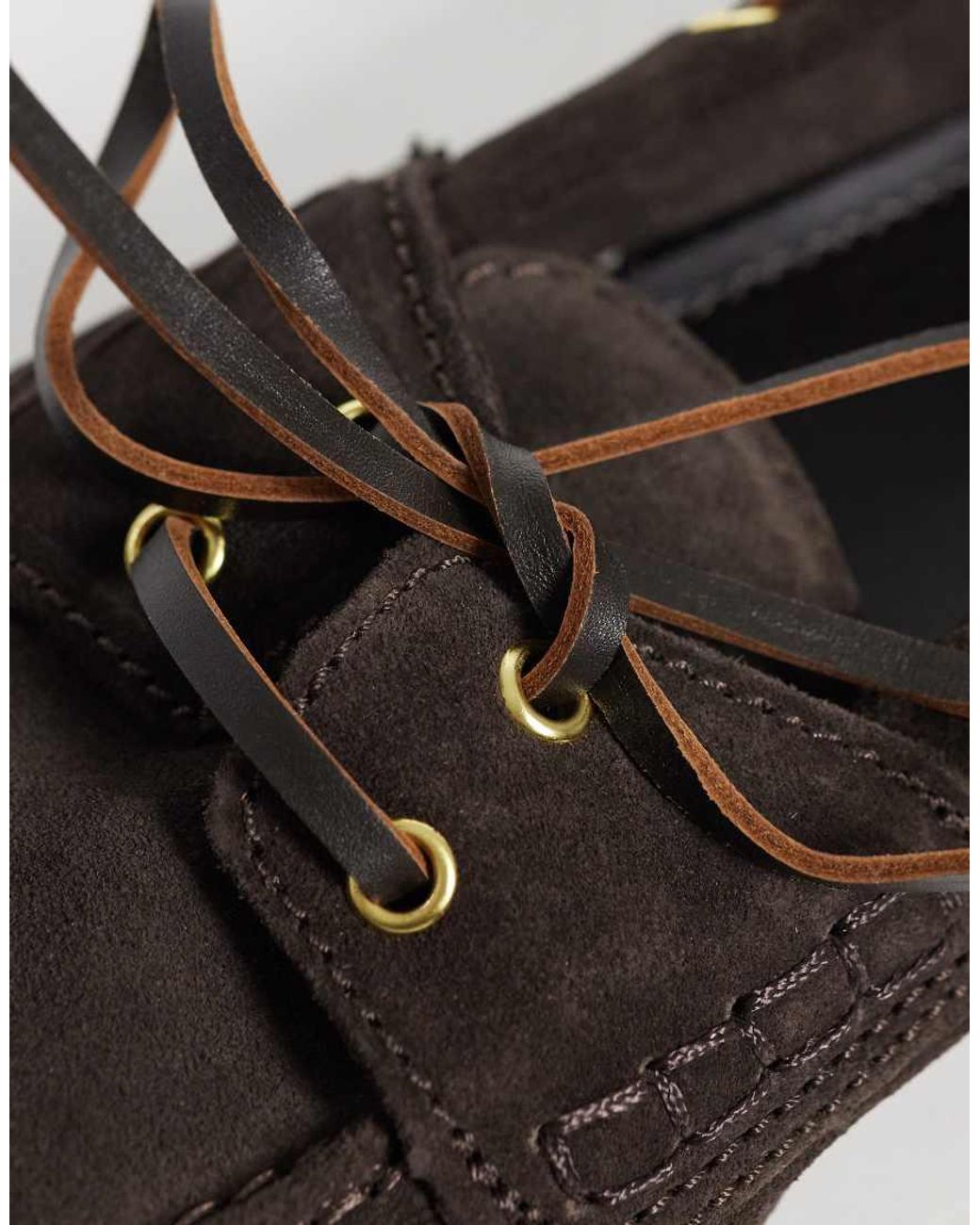 Mango Brown 100% Leather Boat Shoe