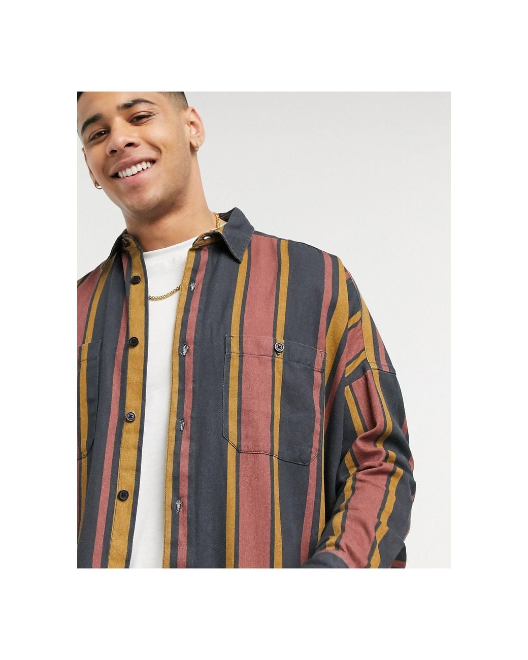 asos striped long sleeve top