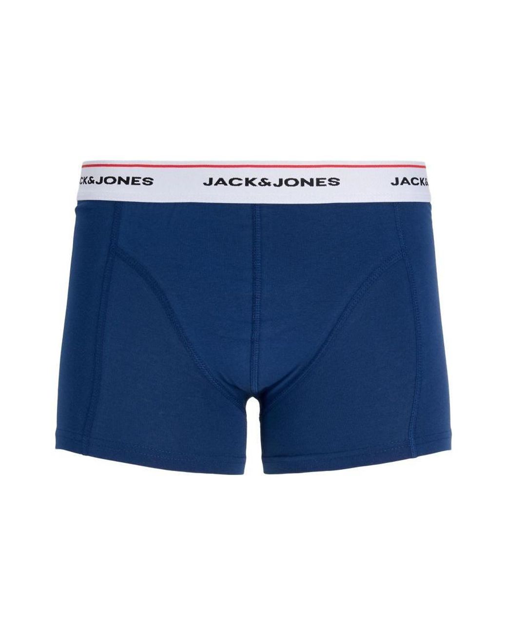 Jack & Jones Green Harrison 5 Pack Jersey Stretch Trunks for men