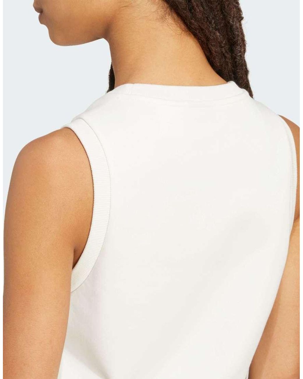 Adidas Originals White Soft Lux Tank