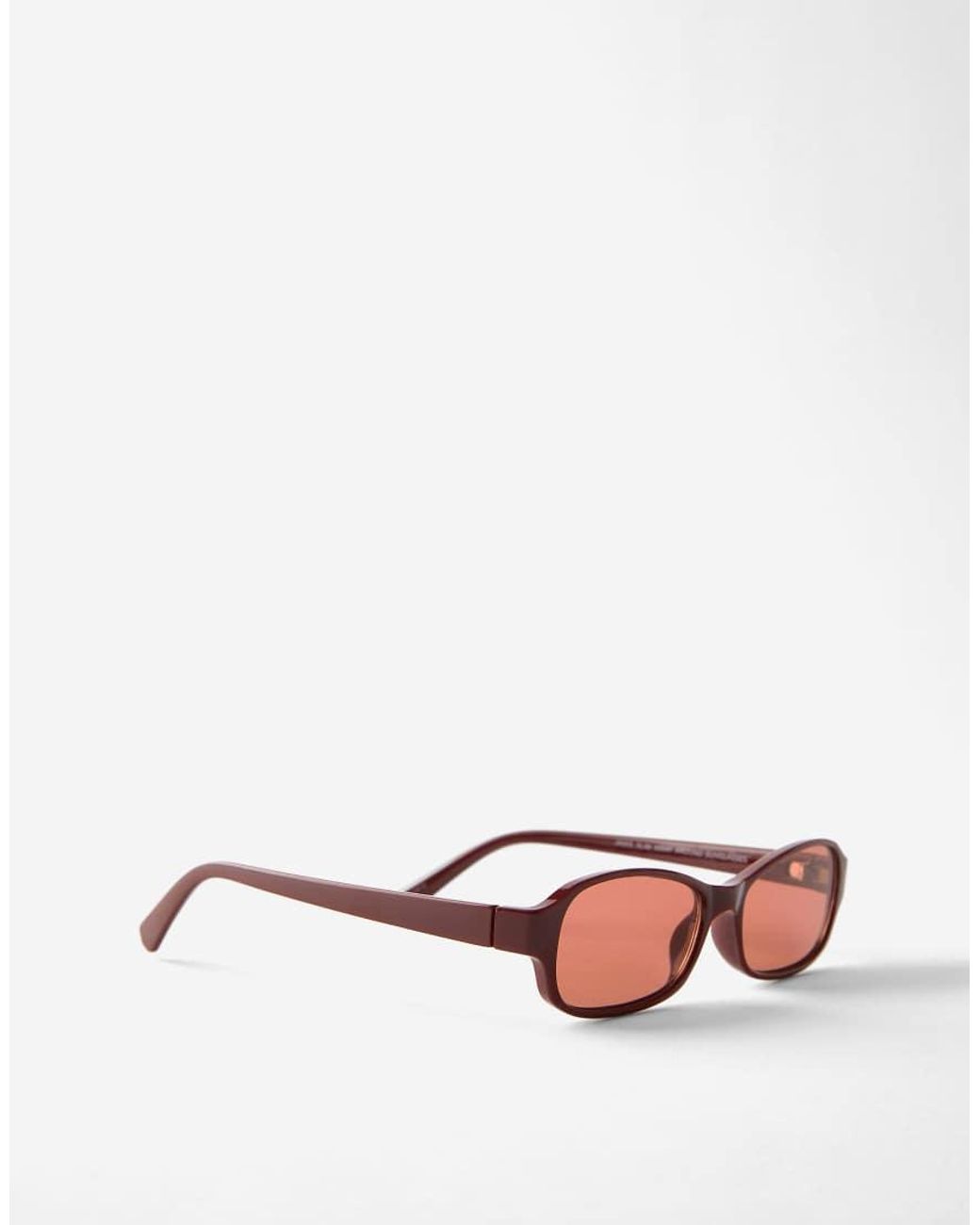 Cotton On Pink Jamie Slim Wrap Around Sunglasses